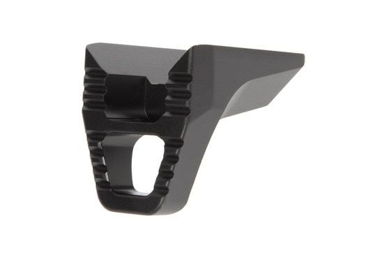 The Leapers UTG super slim KeyMod handstop is machined from aluminum with black anodized finish